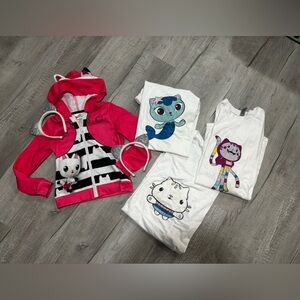 Girl Gabby Dollhouse costume bundle